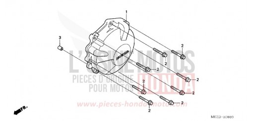 COUVERCLE DE GENERATRICE CBR600RR3 de 2003